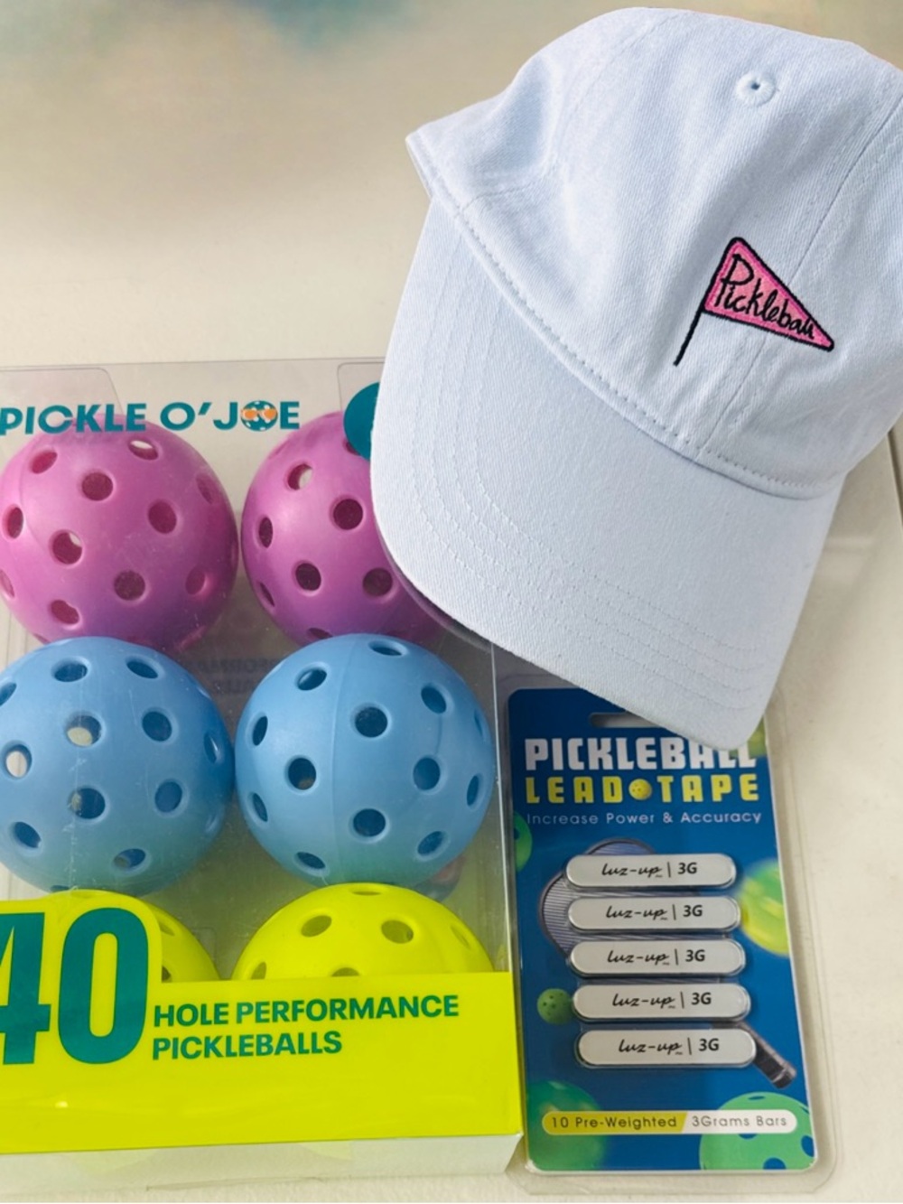 Frasier Sterling Sport Pickleball Cap & Pickleball Items Bundle